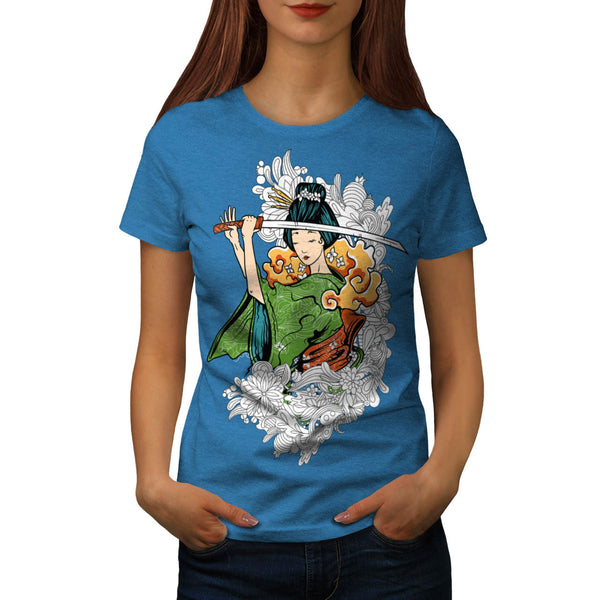 Geisha Japan Lady Womens T-Shirt