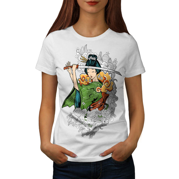 Geisha Japan Lady Womens T-Shirt