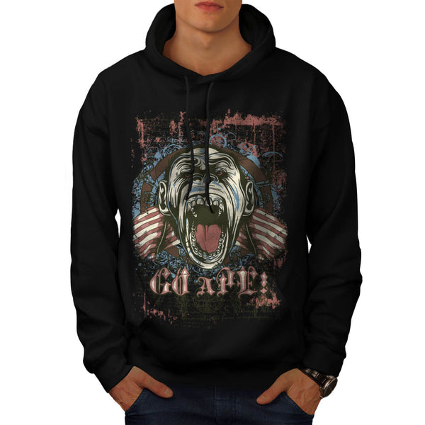 Go Ape Monkey Man Mens Hoodie