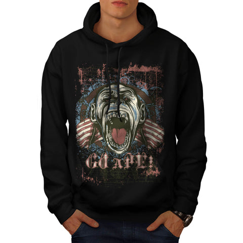 Go Ape Monkey Man Mens Hoodie