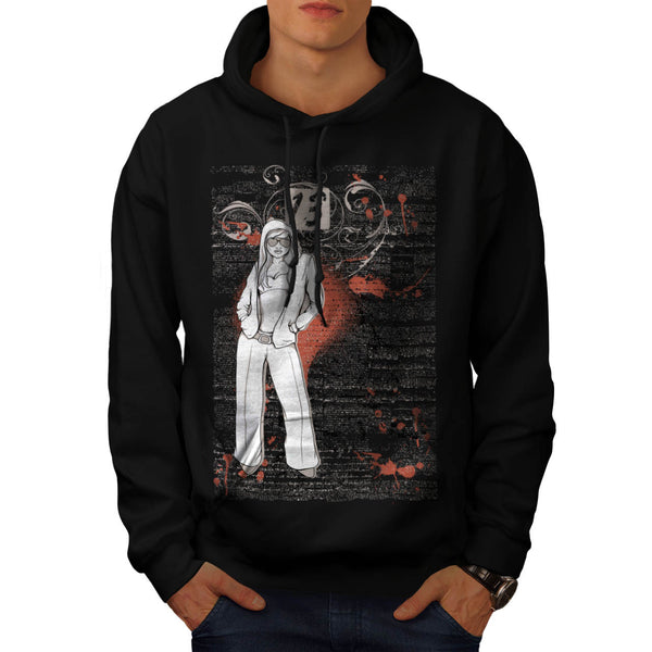Unlucky 13 Swag Girl Mens Hoodie