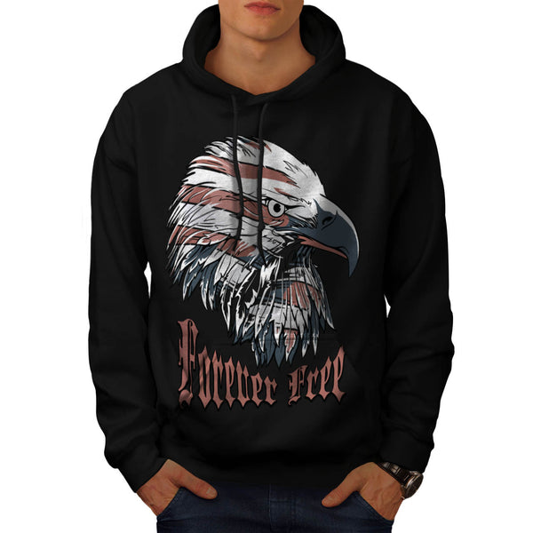 Forever Free Eagle Mens Hoodie