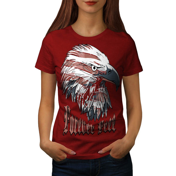 Forever Free Eagle Womens T-Shirt