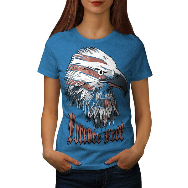 Forever Free Eagle Womens T-Shirt