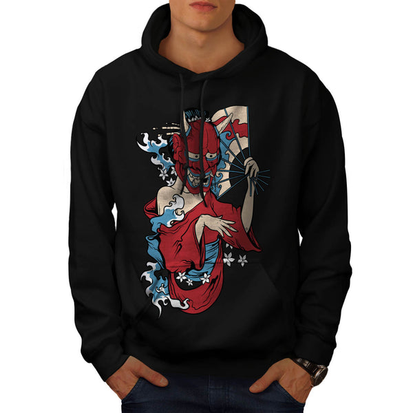 Asian Parade Mask Mens Hoodie
