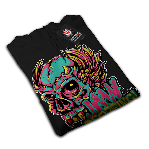 Jaw Dropping Zombie Mens Hoodie