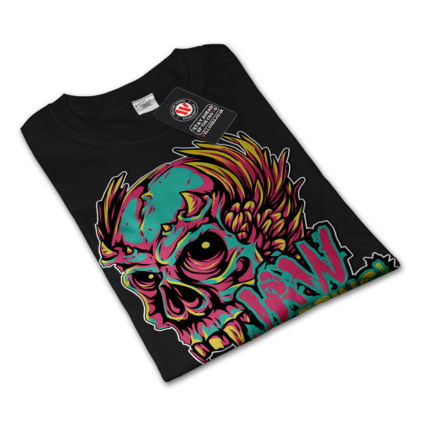 Jaw Dropping Zombie Mens Long Sleeve T-Shirt