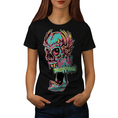 Jaw Dropping Zombie Womens T-Shirt