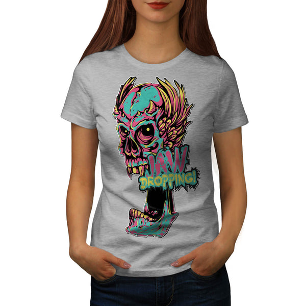 Jaw Dropping Zombie Womens T-Shirt