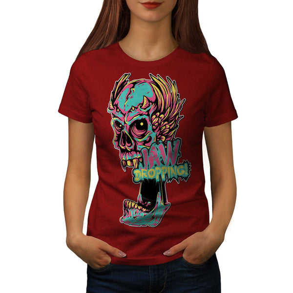 Jaw Dropping Zombie Womens T-Shirt