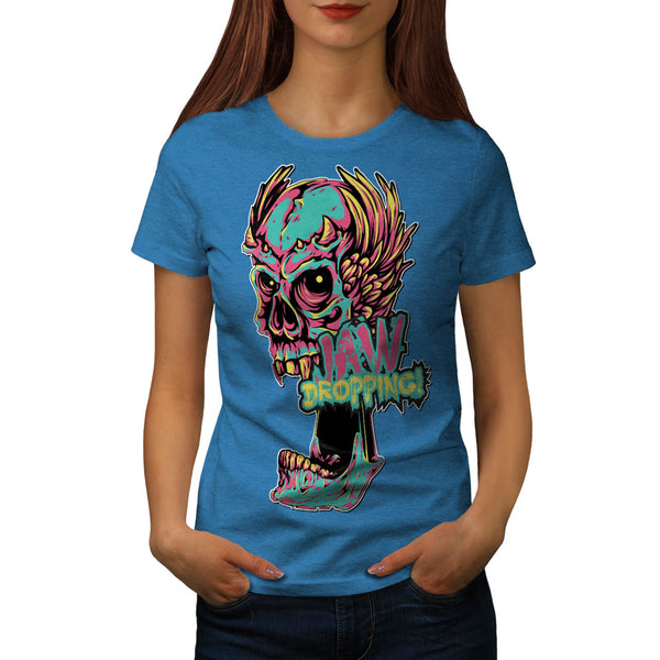 Jaw Dropping Zombie Womens T-Shirt