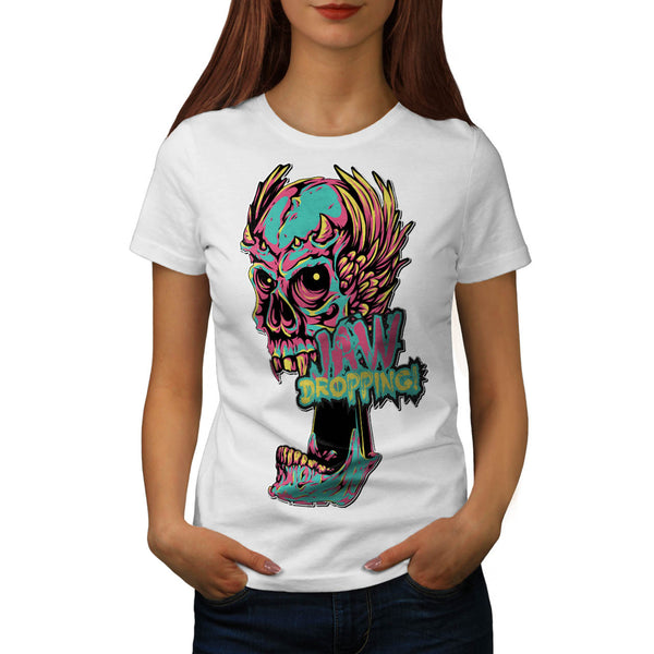 Jaw Dropping Zombie Womens T-Shirt