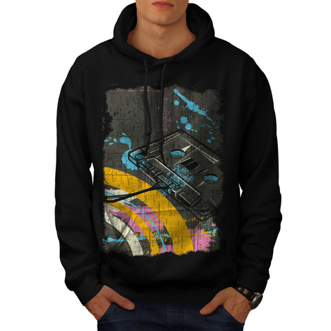Tape Cassette Music Mens Hoodie
