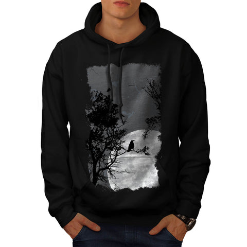 Moon Light Madness Mens Hoodie