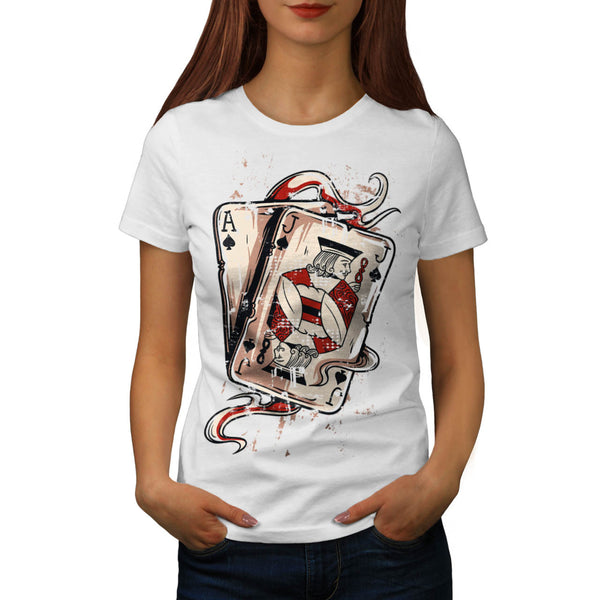 Ace Jack Of Spades Womens T-Shirt