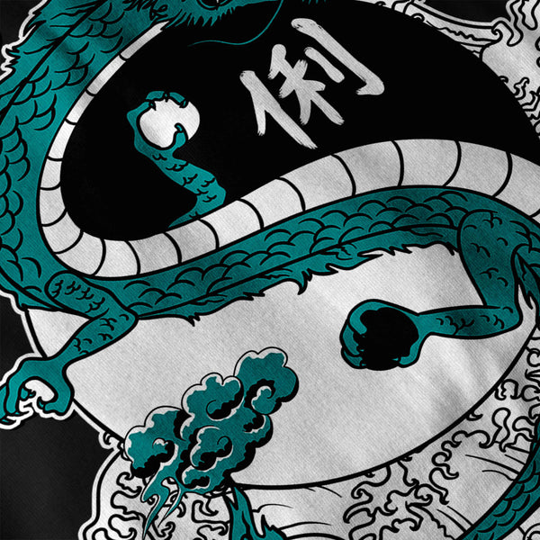 Oriental Dragon Love Mens Hoodie