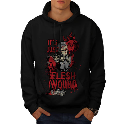 Just A Flesh Wound Mens Hoodie