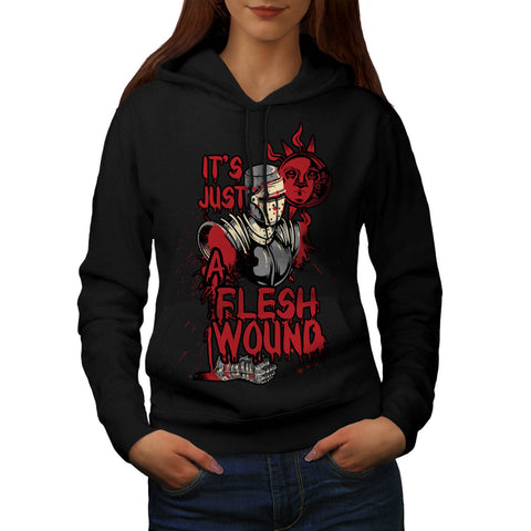 Just A Flesh Wound Womens Hoodie