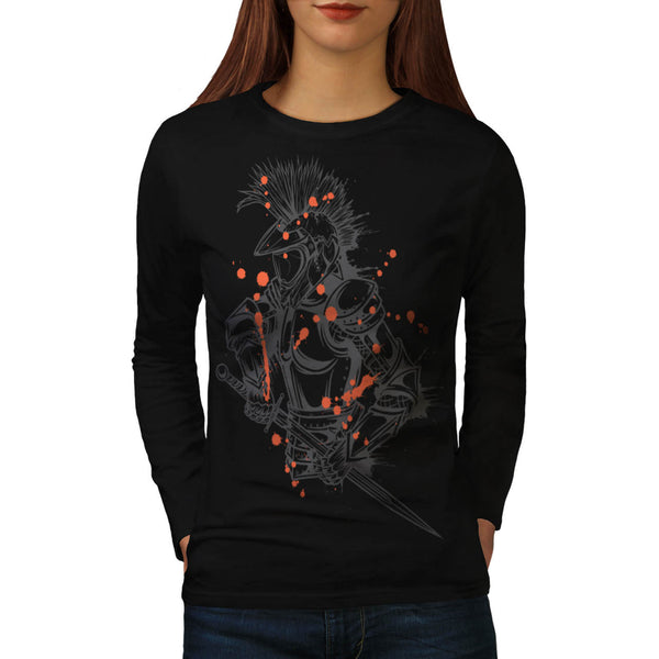 Knight Shine Armour Womens Long Sleeve T-Shirt