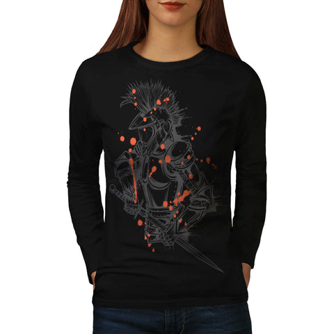 Knight Shine Armour Womens Long Sleeve T-Shirt