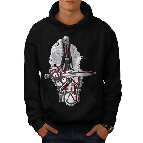 War Lord Dark Knight Mens Hoodie