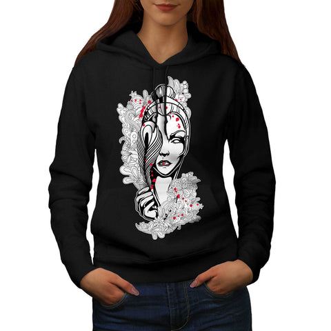 Beauty Queen Life Womens Hoodie