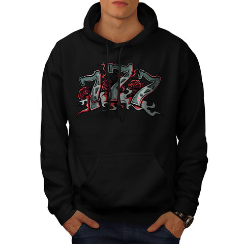 Triple 7 Lucky Day Mens Hoodie