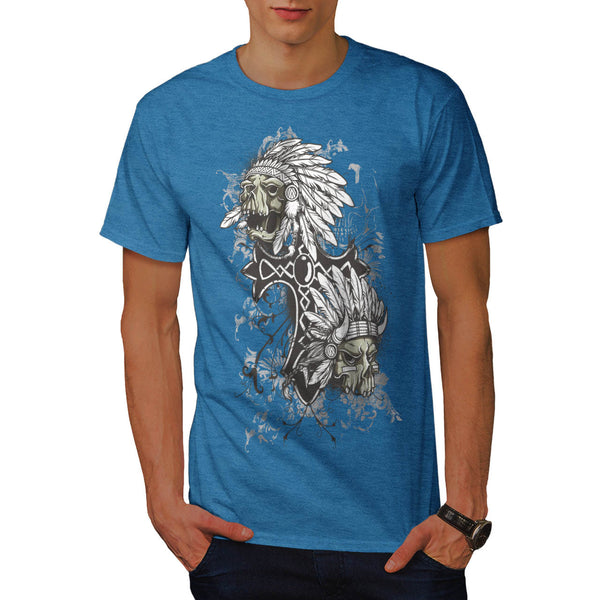Indian Curse Skull Mens T-Shirt