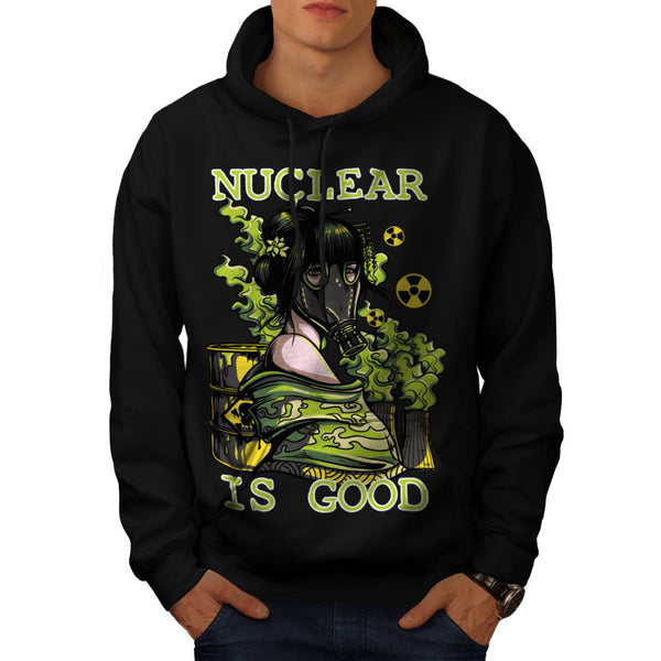 Nuclear Gas Mask Mens Hoodie