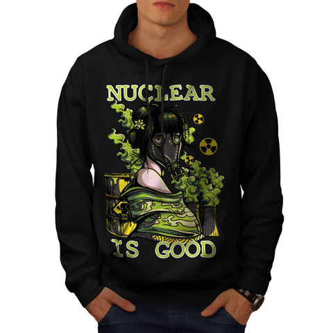 Nuclear Gas Mask Mens Hoodie