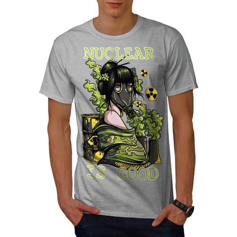 Nuclear Gas Mask Mens T-Shirt