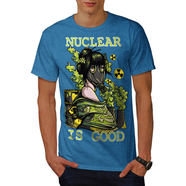 Nuclear Gas Mask Mens T-Shirt