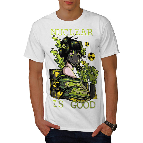 Nuclear Gas Mask Mens T-Shirt