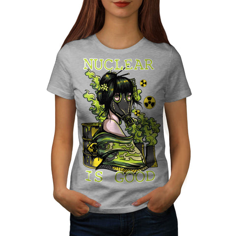 Nuclear Gas Mask Womens T-Shirt