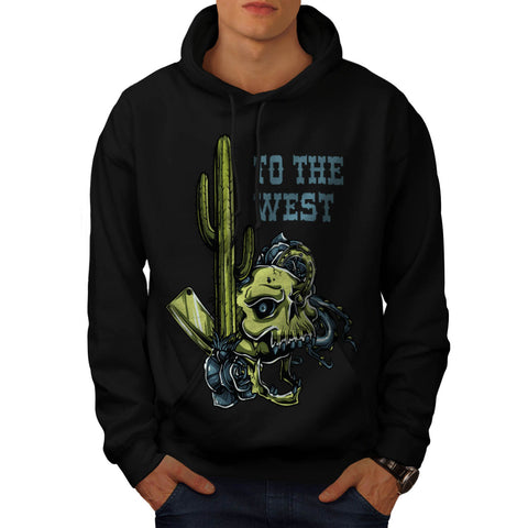 Wild West Cowboy Mens Hoodie