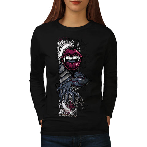 Zombie Hand Monster Womens Long Sleeve T-Shirt