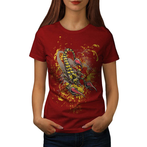 Mega Scorpion Sting Womens T-Shirt