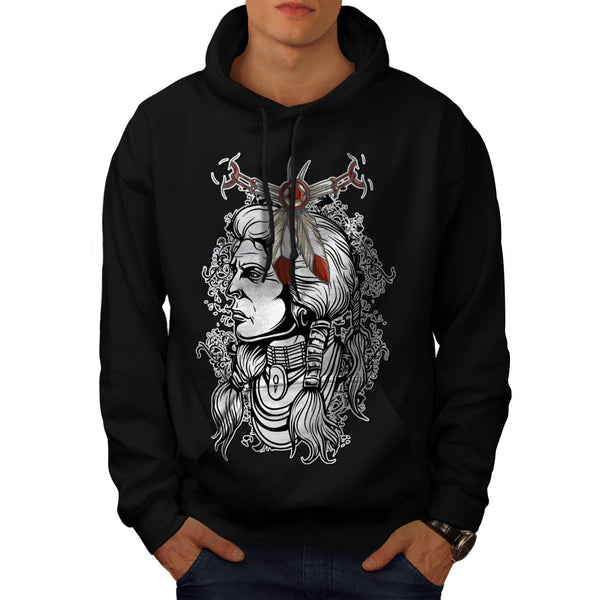 Indian Tribe Chief Mens Hoodie