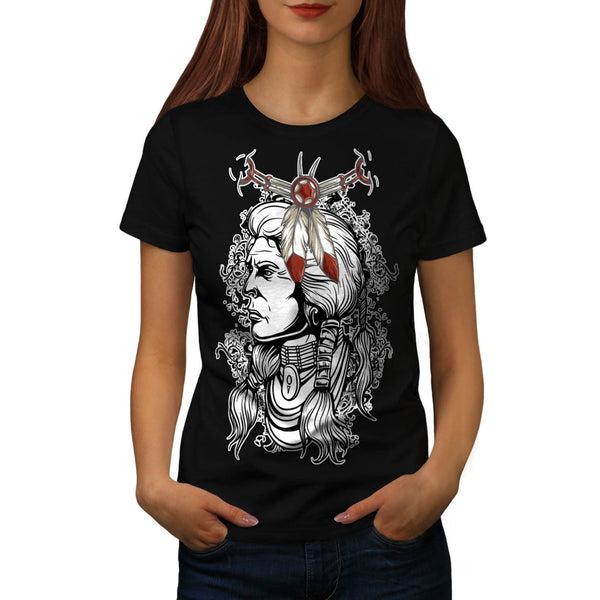Indian Tribe Chief Womens T-Shirt