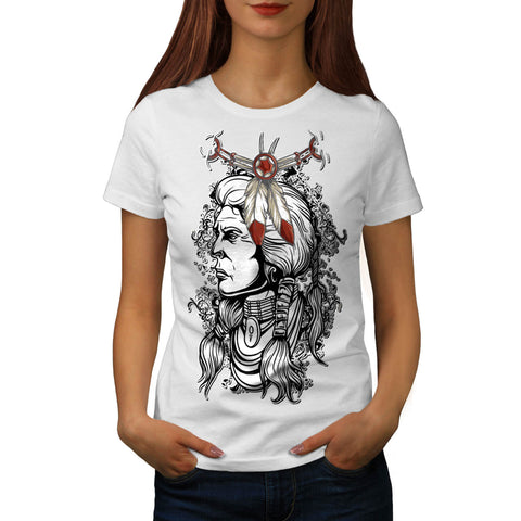 Indian Tribe Chief Womens T-Shirt