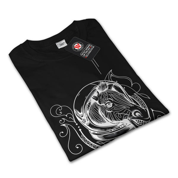 Amazing Zebra Head Womens Long Sleeve T-Shirt