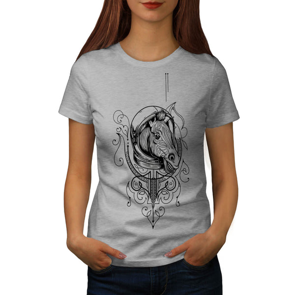 Amazing Zebra Head Womens T-Shirt