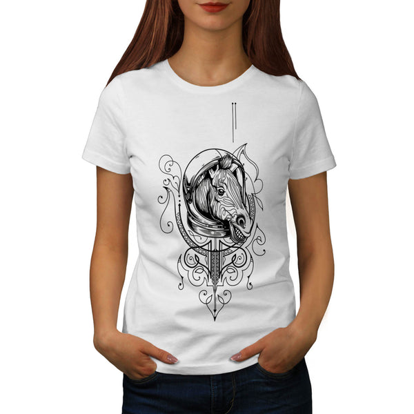 Amazing Zebra Head Womens T-Shirt