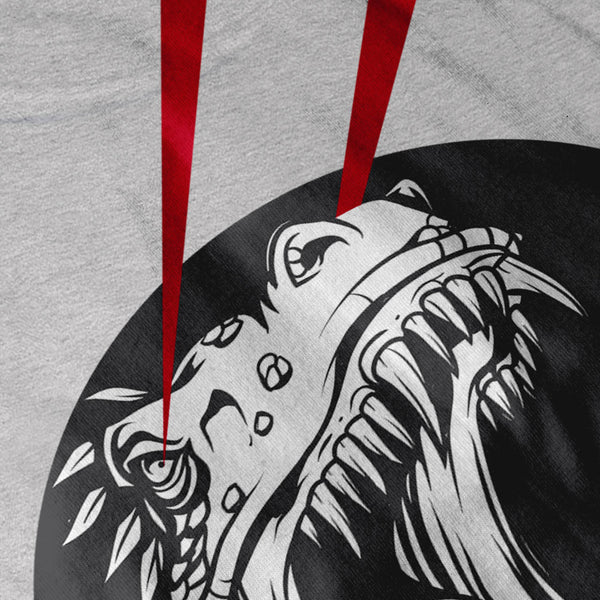 Crazy Dinosaur Laser Womens T-Shirt