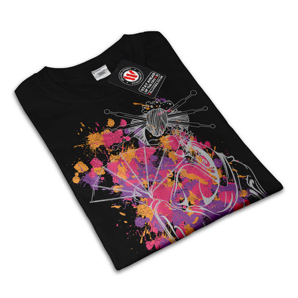 Japanese Geisha Lady Womens T-Shirt