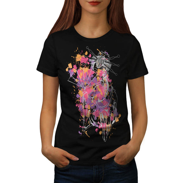 Japanese Geisha Lady Womens T-Shirt