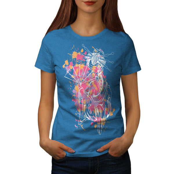 Japanese Geisha Lady Womens T-Shirt