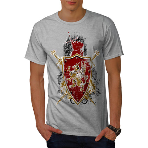 Medieval War Shield Mens T-Shirt