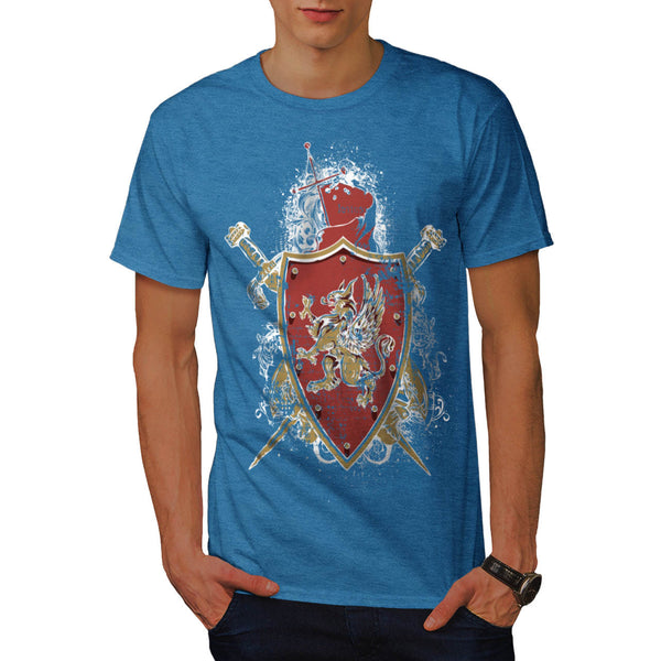 Medieval War Shield Mens T-Shirt