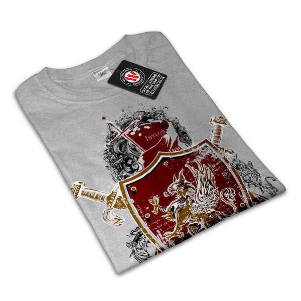 Medieval War Shield Womens T-Shirt